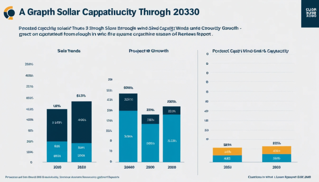 Solar and wind capacity growth forecasts